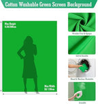Green Screen Backdrop Kit 5x6.5ft, Chromakey Greenscreen Stand in 5 x 6.5 ft in Green, alternate view 4