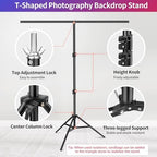 Green Screen Backdrop Stand Kit, 5x6.5FT Portable Greenscreen in 5x6.5FT, alternate view 3