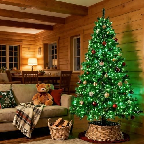 Green St Patricks Day Lights, 32.5FT 100LED Twinkle Christmas String Lights with 16 Lighting Modes, Waterproof, alternate