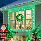 Green St Patricks Day Lights, 32.5FT 100LED Twinkle Christmas String Lights with 16 Lighting Modes, Waterproof, alternate