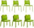 Green Stacking Conference Guest Chairs Set of 12, stackable Breakroom