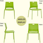 Green Stacking Conference Guest Chairs Set of 12, stackable Breakroom, alternate view 5