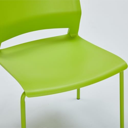 Green Stacking Conference Guest Chairs Set of 4, stackable Waiting Chairs, alternate view 4
