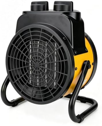 Greenhouse Heater, 1500W PTC Fast Heating with Overheat Protection in Yellow