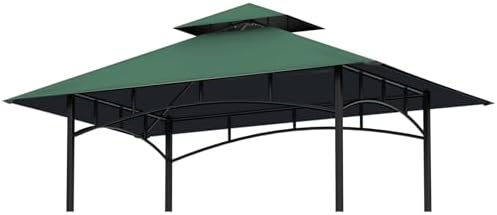 Grill Gazebo Canopy Replacement, 5 x 8 Ft, Green in 5 x 8 Ft in Green