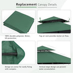 Grill Gazebo Canopy Replacement, 5 x 8 Ft, Green in 5 x 8 Ft in Green, alternate view 5