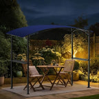 Grill Gazebo Replacement Canopy Top Cover Only, 8x5 ft, Gray in 8x5 ft in Gray, alternate view 7