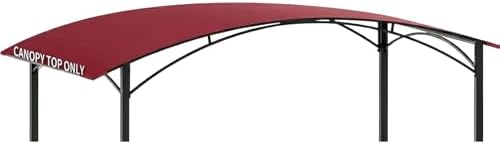 Grill Gazebo Replacement Canopy Top Cover Only, 8x5 ft, Red in 8x5 ft in Red