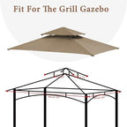 Grill Gazebo Replacement Top Fit for Aldi Grill Gazebo, alternate view 4