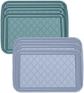 Grilling Prep & Serve Trays for Party- Set of 6, Large Serving Platters for Raw and Cooked Food, Dishwasher
