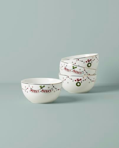 Grinchmas Christmas All-Purpose Bowls, Salad Bowl Set for 4 in 4.01 in Green, alternate view 3