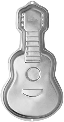Guitar Cake Pan in Each in Silver, alternate view 2