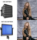GVM RGB Led Video Light with 3 Softboxes, 680RS 3 Packs 50W Studio Lights with Bluetooth Control, Upgrade, alternate view 6