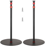 GVM YB2L200 79.9in Heavy Duty Light Stand Kit (2-Pack), Round Base Monopod, 10kg Load Capacity, Flat Base for