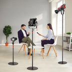 GVM YB2L200 79.9in Heavy Duty Light Stand Kit (2-Pack), Round Base Monopod, 10kg Load Capacity, Flat Base for, alternate view