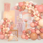 Half Balloon Arch Stand 7.5FT&6.2FT Wedding Arch Stand with Base Gold, alternate view 2