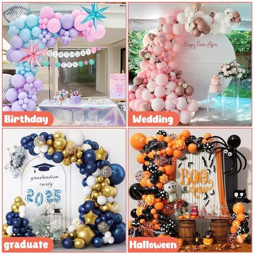 Half Balloon Arch Stand with Base 8.2FT & 6FT, Balloon Stands for Floor, alternate view 6