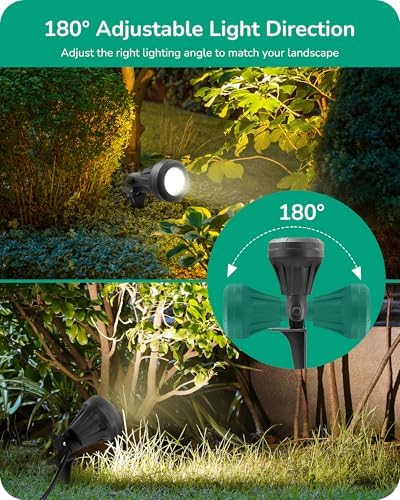 Halloween 120V Outdoor Spotlight, 5 Extra Lenses Landscape Light, alternate view 6