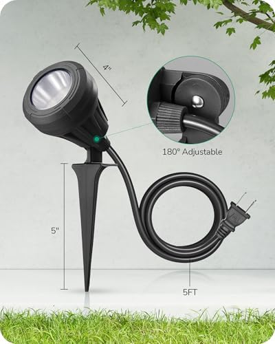 Halloween 120V Outdoor Spotlight, 5 Extra Lenses Landscape Light, alternate view 7