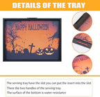 Halloween Decorations Decorative Serving Trays and Platters Pumpkin Tray - Snacks Bowl Candy Dish - for, alternate view 3