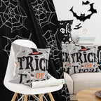 Halloween Decorations - Halloween Pillow Covers 18x18 | Halloween Decor Indoor Outdoor - Skeleton Ghost Pumpkin, alternate