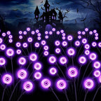 Halloween Decorations Outdoor Solar Scary Eyeball Light,10Pack 80LEDs in Halloween Decor Lights 10Pack-80LEDs
