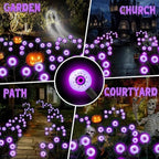 Halloween Decorations Outdoor Solar Scary Eyeball Light,10Pack 80LEDs in Halloween Decor Lights 10Pack-80LEDs, alternate view