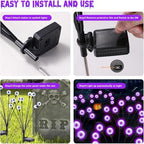Halloween Decorations Outdoor Solar Scary Eyeball Light,10Pack 80LEDs in Halloween Decor Lights 10Pack-80LEDs, alternate view