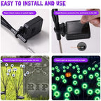 Halloween Decorations Outdoor Solar Scary Eyeball Lights,4Pack 32LEDs in Halloween Decor Lights 4Pack-32LEDs, alternate view