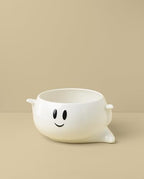 Halloween Ghost Candy Bowl in 1 Count in White, alternate view 3