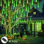 Halloween Lights Outdoor, Meteor Shower Christmas Lights 16 Tubes, alternate view 3