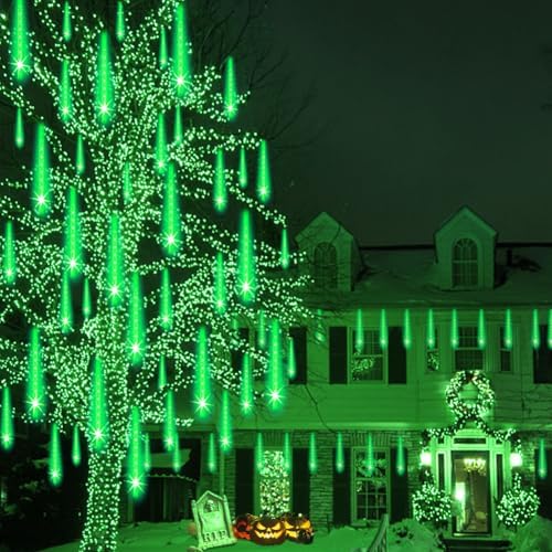 Halloween Lights Outdoor, Meteor Shower Christmas Lights 16 Tubes, alternate view 4