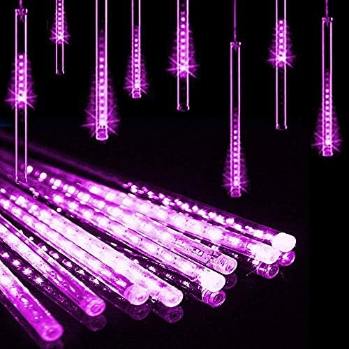 Halloween Lights Outdoor, UL Certified Meteor Shower Lights Purple in Purple, alternate view 6