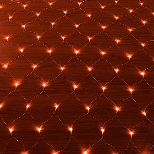 Halloween Net Lights, 360 LED 12ft x 5ft Connectable Mesh Fairy String Lights,8 Modes Low Voltage Safe Adaptor, alternate