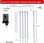 Halloween Outdoor Lights, UL Certified Red Meteor Shower Lights in Red, alternate view 3