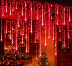 Halloween Outdoor Lights, UL Certified Red Meteor Shower Lights in Red, alternate view 7