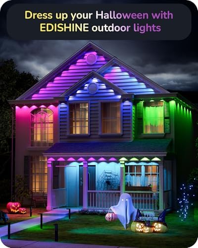 Halloween Permanent Outdoor Lights 120FT, IP67 RGBIC, alternate view 2
