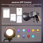 Halo 300x LED Studio Light Compact 305W Bi-Color COB Video Light, alternate view 5