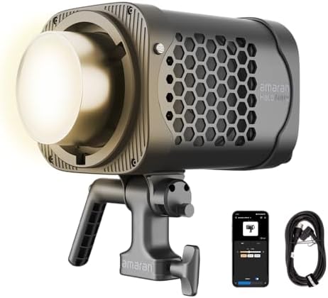Halo 600x LED Studio Light, 610W Bi-Color COB Compact Video Light