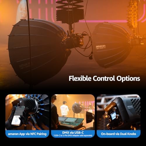 Halo 600x LED Studio Light, 610W Bi-Color COB Compact Video Light, alternate view 5