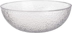 Hammered Plastic Serving Bowl - 15", Clear, 1 Pc in 15 inches in Clear