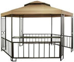 Hampshire Hexagon Gazebo Replacement Canopy Top Cover - RipLock 350 - NOT Interchangeable with Any Other Hexagon