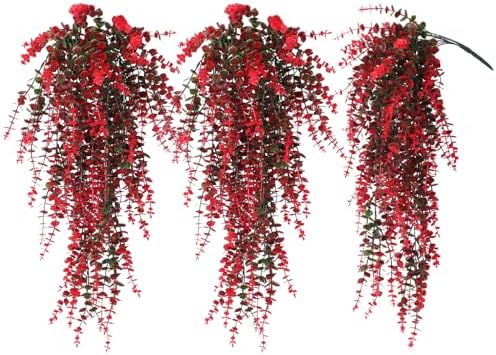 Hanging Artificial Plants Fake Vines Hanging Eucalyptus Leaf Plants