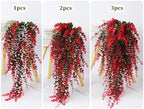 Hanging Artificial Plants Fake Vines Hanging Eucalyptus Leaf Plants, alternate view 4