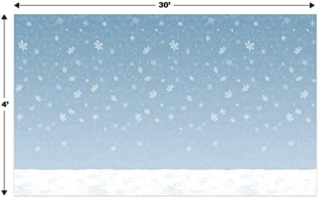 Hanging Backdrop, Colorful Plastic Wall Covering, 4' x 30', alternate view 3