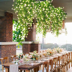 Hanging Fake Plants Fake Vines Artificial Plant Large White Flowers, alternate view 4