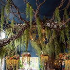 Hanging Green Spanish Moss Fairy Forest Ceiling Party Halloween Decor