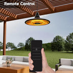 Hanging Heater, 1500W Outdoor Electric Patio Ceiling Heater with Remote Control, Infrared for Courtyard, Garage, alternate