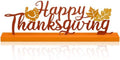 Happy Thanksgiving Decorations for Home, Fall Metal Table Sign