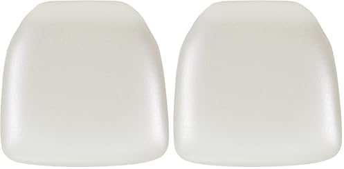 Hard Ivory Vinyl Chiavari Chair Cushion (Pack of 2)